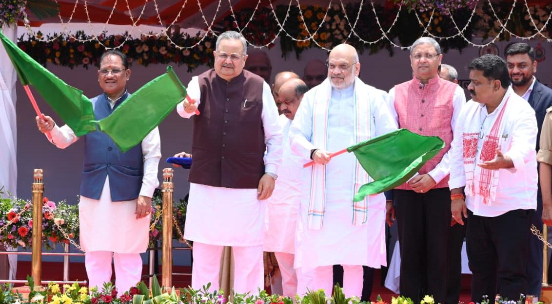 केंद्रीय गृह मंत्री अमित शाह ने रायपुर में अत्याधुनिक ‘ आंतरिक ध्यान देना