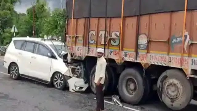 बड़ी खबर: छत्तीसगढ़ भाजपा अध्यक्ष सड़क हादसे में घायल, यूपी में ट्रक से टकराई कार