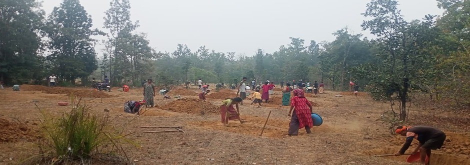 निम्मलगुड़ा में मनरेगा से भू-जल पुनर्भरण और स्थानीय रोजगार सृजन में मिली सफलता 